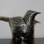 Asian Silver Model Sitting Bird Trinket Box