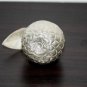Asian Silver Apple Trinket Box
