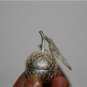Asian Silver Apple Trinket Box