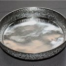 Beautiful Cambodian Designed Silver  Flat Bowl