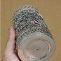 Asian Handcrafted Silver Black Container Pot