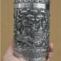 Asian Handcrafted Silver Black Container Pot
