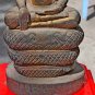 Asian Wooden Sitting Buddha #8