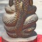 Asian Wooden Sitting Buddha #8