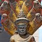Asian Wooden Sitting Buddha #8