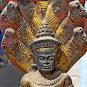 Asian Wooden Sitting Buddha #8