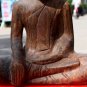 Asian Wooden Sitting Buddha #9