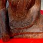 Asian Wooden Sitting Buddha #9