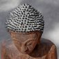Asian Wooden Sitting Buddha #9