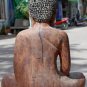 Asian Wooden Sitting Buddha #9