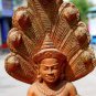 Asian Wooden Sitting Buddha #5