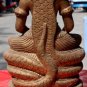 Asian Wooden Sitting Buddha #5