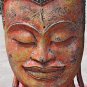 Asian Wooden Buddha Head #2