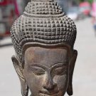 Asian Standing Wooden Buddha #1