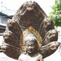 Asian Wooden Sitting Buddha #4