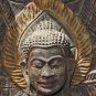 Asian Wooden Sitting Buddha #4