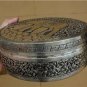 Asian Silver Round Elephant Box