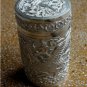 Asian Handcrafted Silver Container Pot