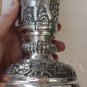 Asian Silver Vase Elephant Design
