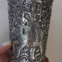 Asian Silver Vase Elephant Design
