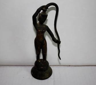 Early Khmer Bronze Dancing Statue