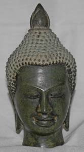 Asian Bronze Buddha Head #1