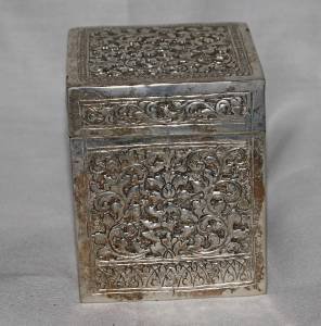 Asian Silver Designed Box