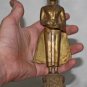 Old Asian Cambodian Man Holding A Pot Statue #1