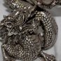 Asian Cambodian Khmer Silver Dragon Statue