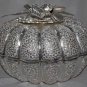 Asian Silver Designed Pumpkin Box #1
