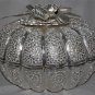 Asian Silver Designed Pumpkin Box #1