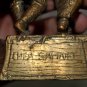 Old Antique Khmer Cambodian Bronze Dancing Sisters Statue