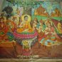Antique Old Cambodian Khmer Buddhist Canvas Buddha Painting #15