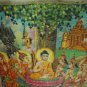Antique Old Cambodian Khmer Buddhist Canvas Buddha Painting #15