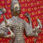 Old Asian Cambodian Bronze 8 Arm Statue