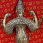 Old Asian Cambodian Bronze 8 Arm Statue