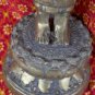 Old Asian Cambodian Monk Holding Pot Statue