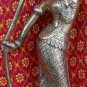 Old Asian Bronze Cambodian Dancing Lady Statue