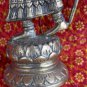 Old Asian Bronze Cambodian Dancing Lady Statue