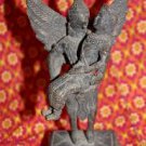 Old Asian Bronze Cambodian Bird Man