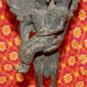 Old Asian Bronze Cambodian Bird Man