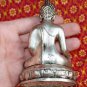 Old Asian Bronze Silver Plated Buddha
