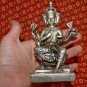 Old Asian Silver Phra Phrom Buddha Statue