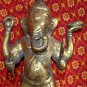 Old Hinduism Asian Bronze Ganesha The Elephant Headed Deity Statue