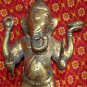 Old Hinduism Asian Bronze Ganesha The Elephant Headed Deity Statue