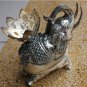 Asian Silver Sitting Elephant Statue Box