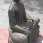 Asian Wooden Sitting Buddha