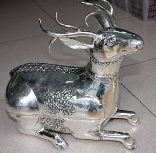 Beautiful Big Asian Silver Deer