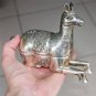Beautiful Asian Silver Sitting Horse