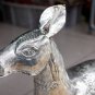Beautiful Big Asian Silver Sitting Horse